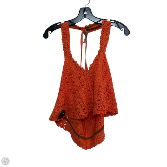 Top Sleeveless By Free People In Orange, Size: S