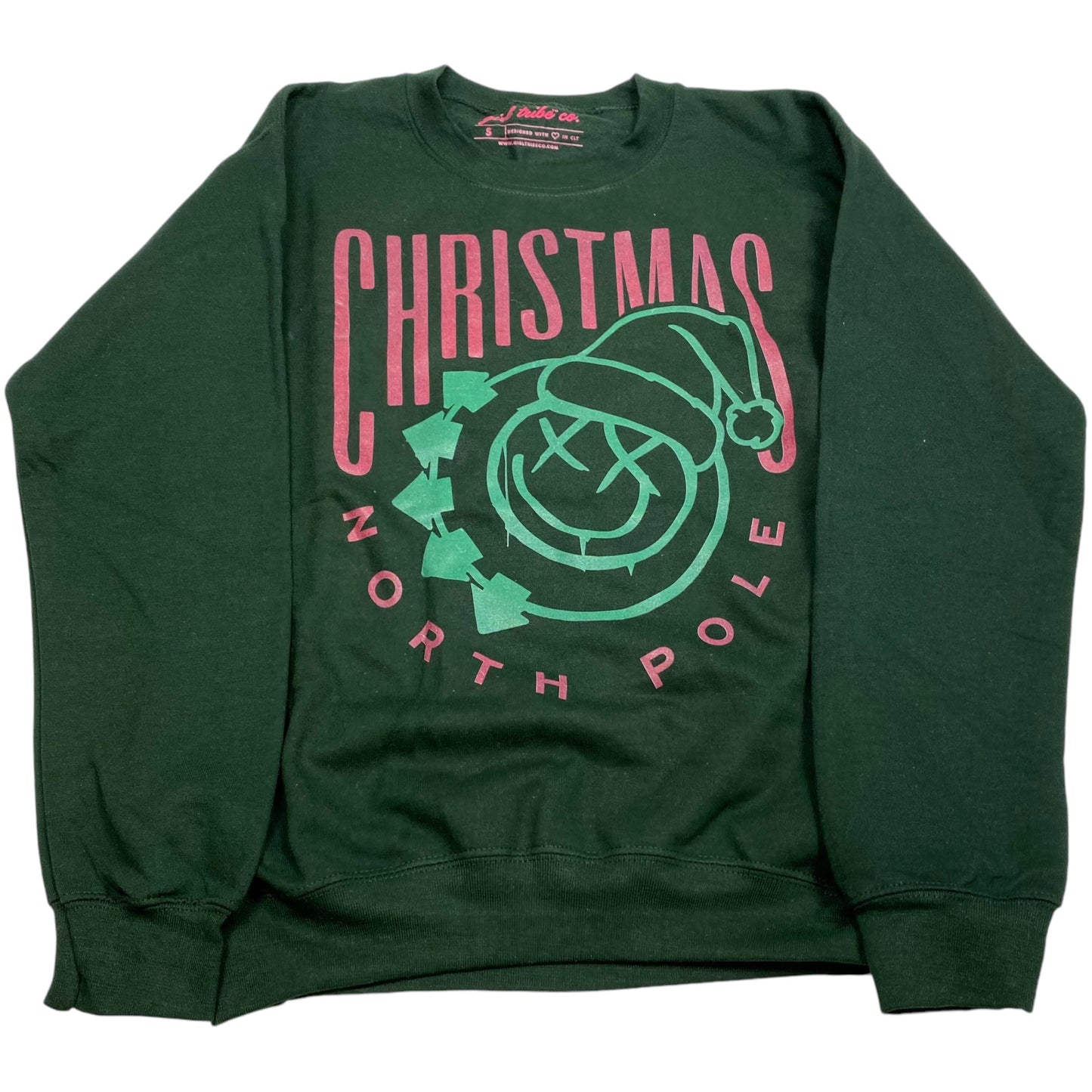 Sweatshirt Crewneck By Girl Tribe Co. In Green, Size: S