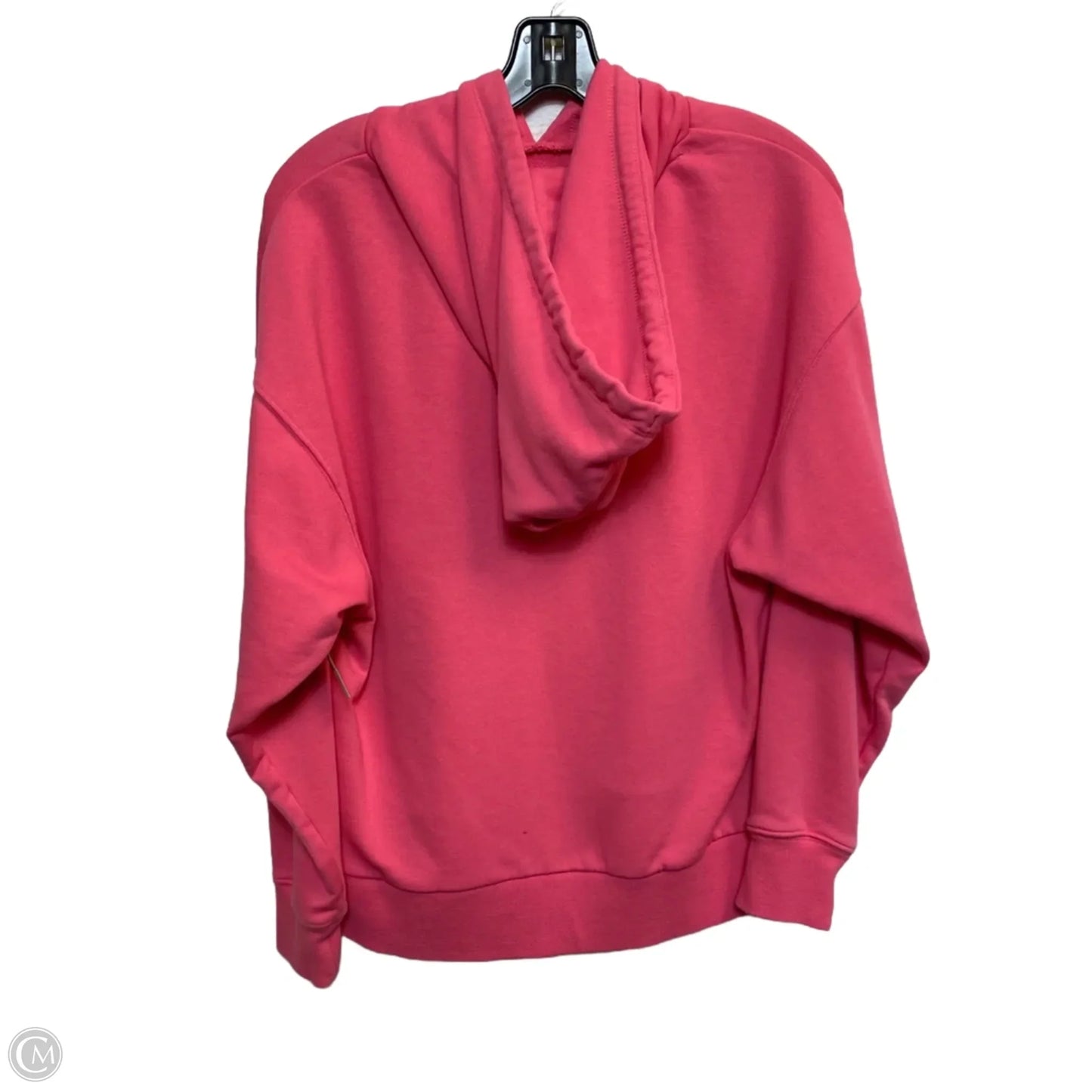 Athletic Sweatshirt Hoodie By Puma In Pink, Size: M