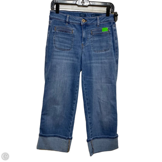Jeans Cropped By J. Jill In Blue Denim, Size: 4p