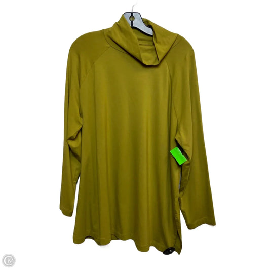 Top Long Sleeve By J. Jill In Green, Size: Xl