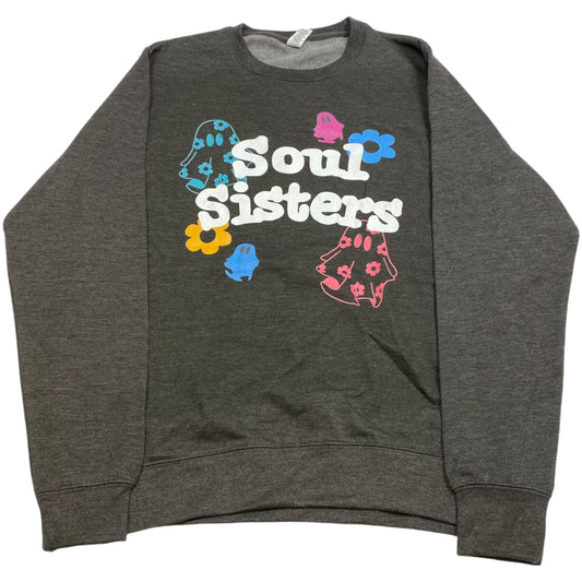 Sweatshirt Crewneck By Just Hoods In Grey, Size: M