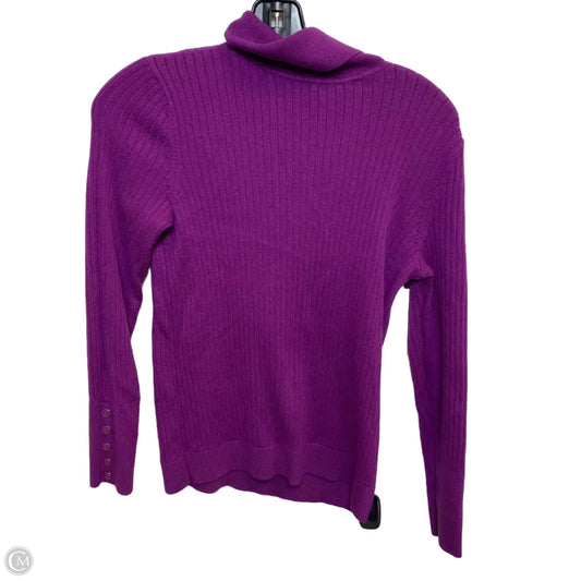 Top Long Sleeve By Talbots In Purple, Size: Mp