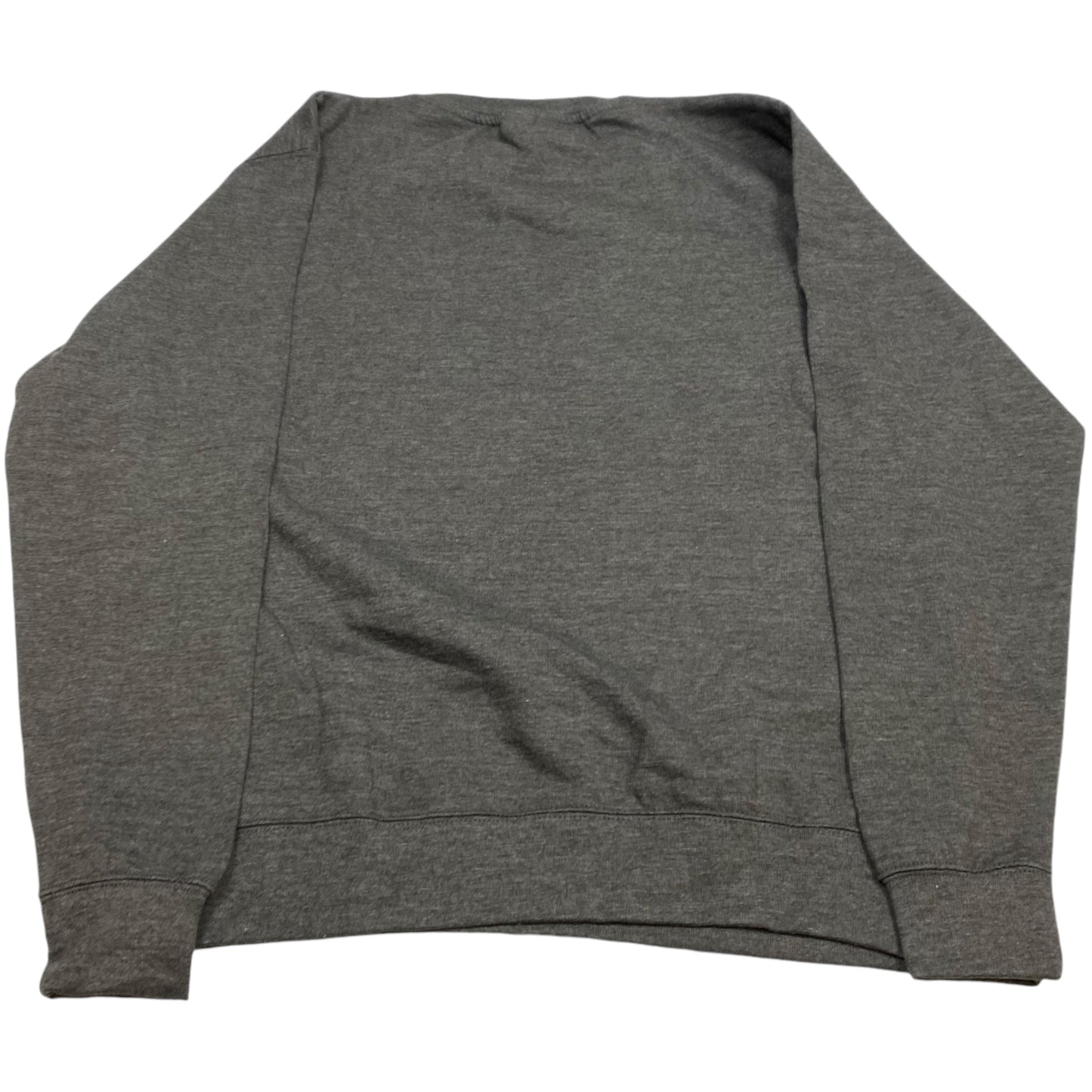 Sweatshirt Crewneck By Just Hoods In Grey, Size: L