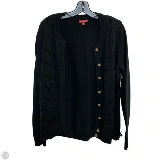 Sweater Cardigan By Merona In Black, Size: Xxl
