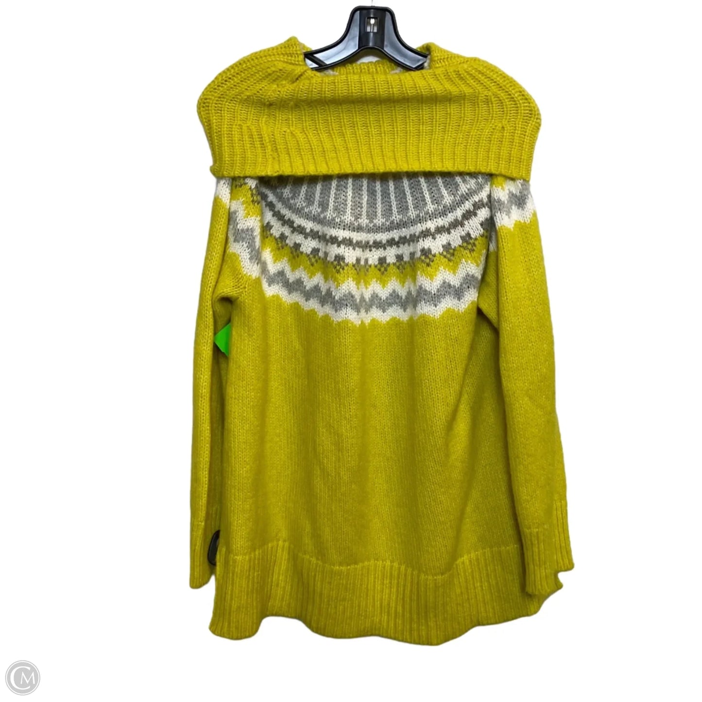 Sweater By Loft In Green & Grey, Size: Xxl