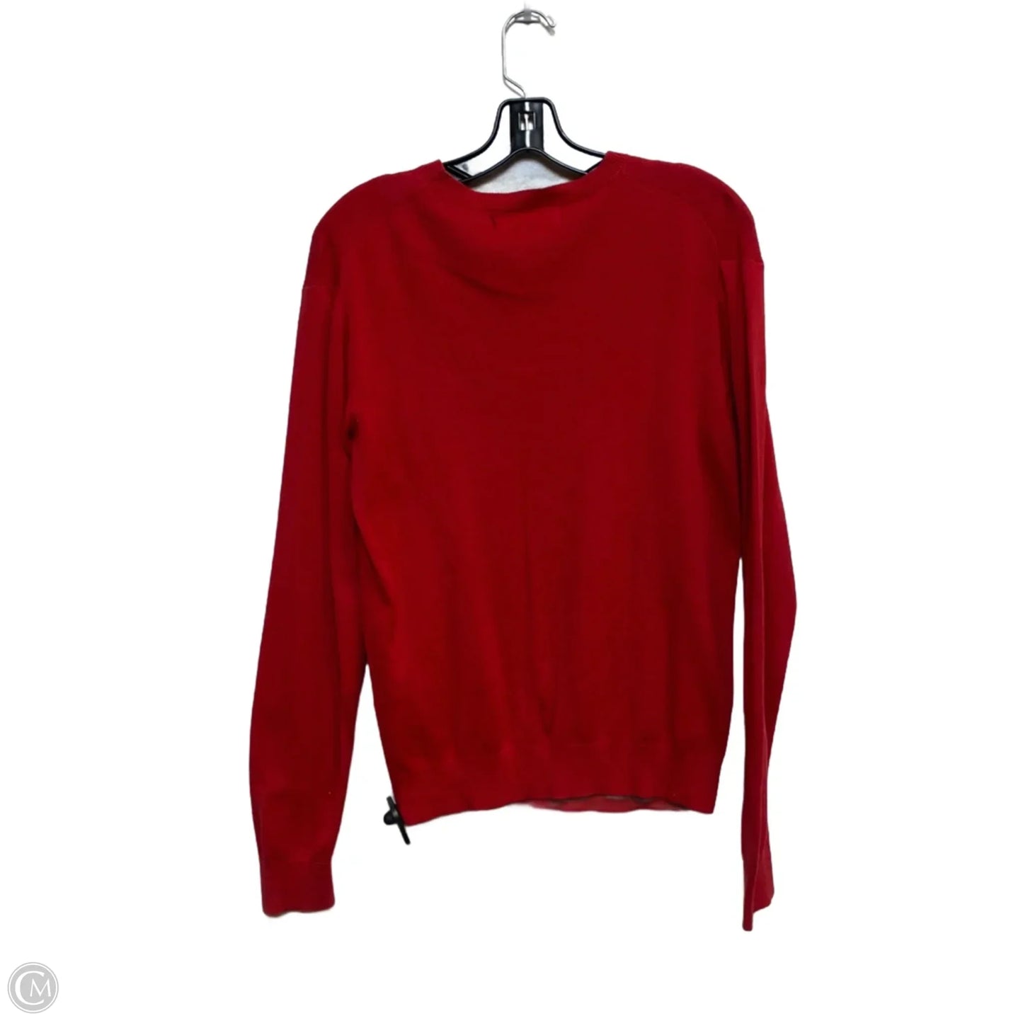 Top Long Sleeve Designer By Vineyard Vines In Red, Size: L