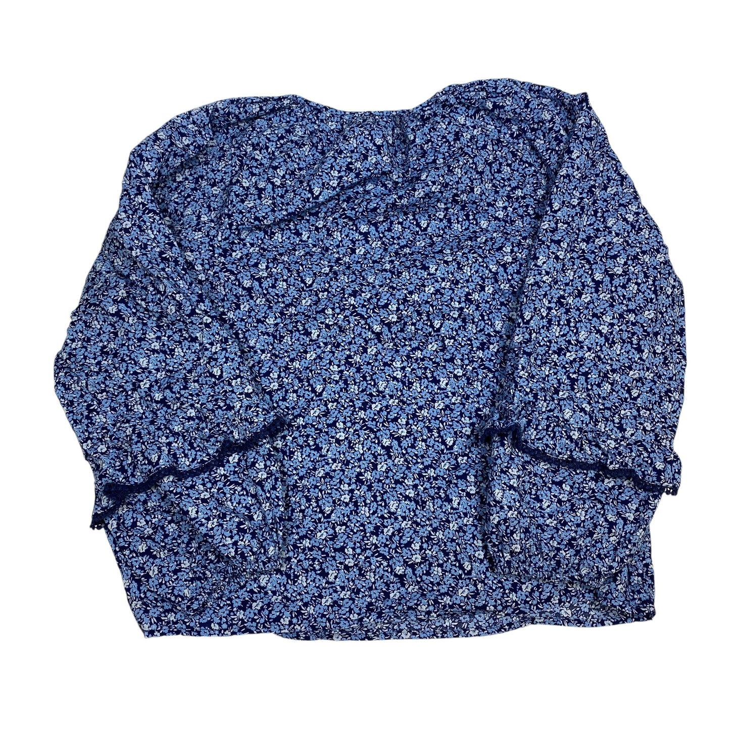 Top Long Sleeve By J. Crew In Blue, Size: S