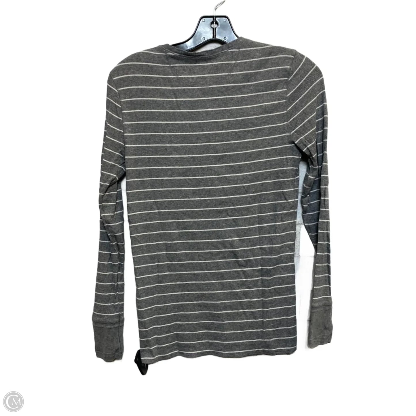 Top Long Sleeve By Ralph Lauren In Grey, Size: M