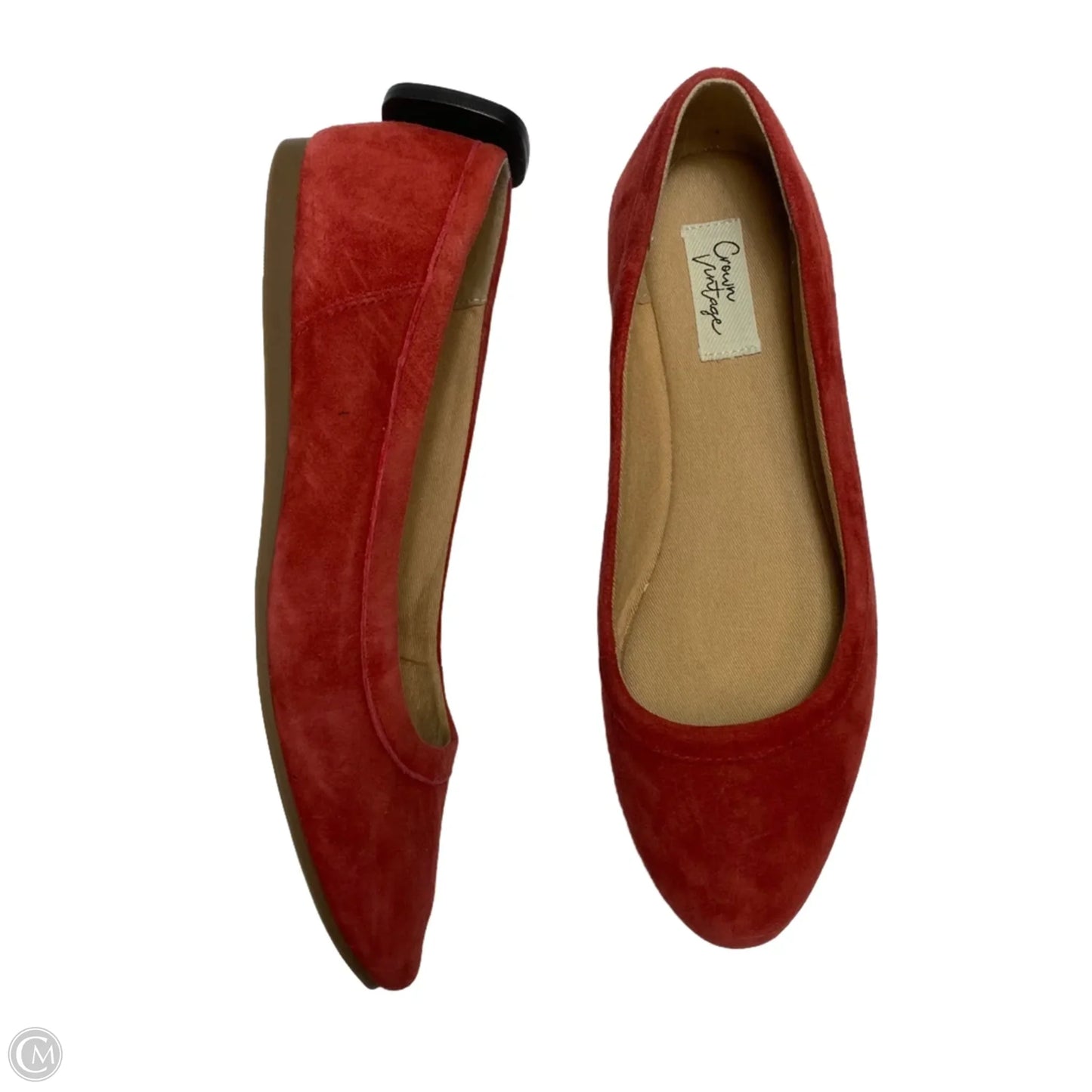 Shoes Flats By Crown Vintage In Red, Size: 8