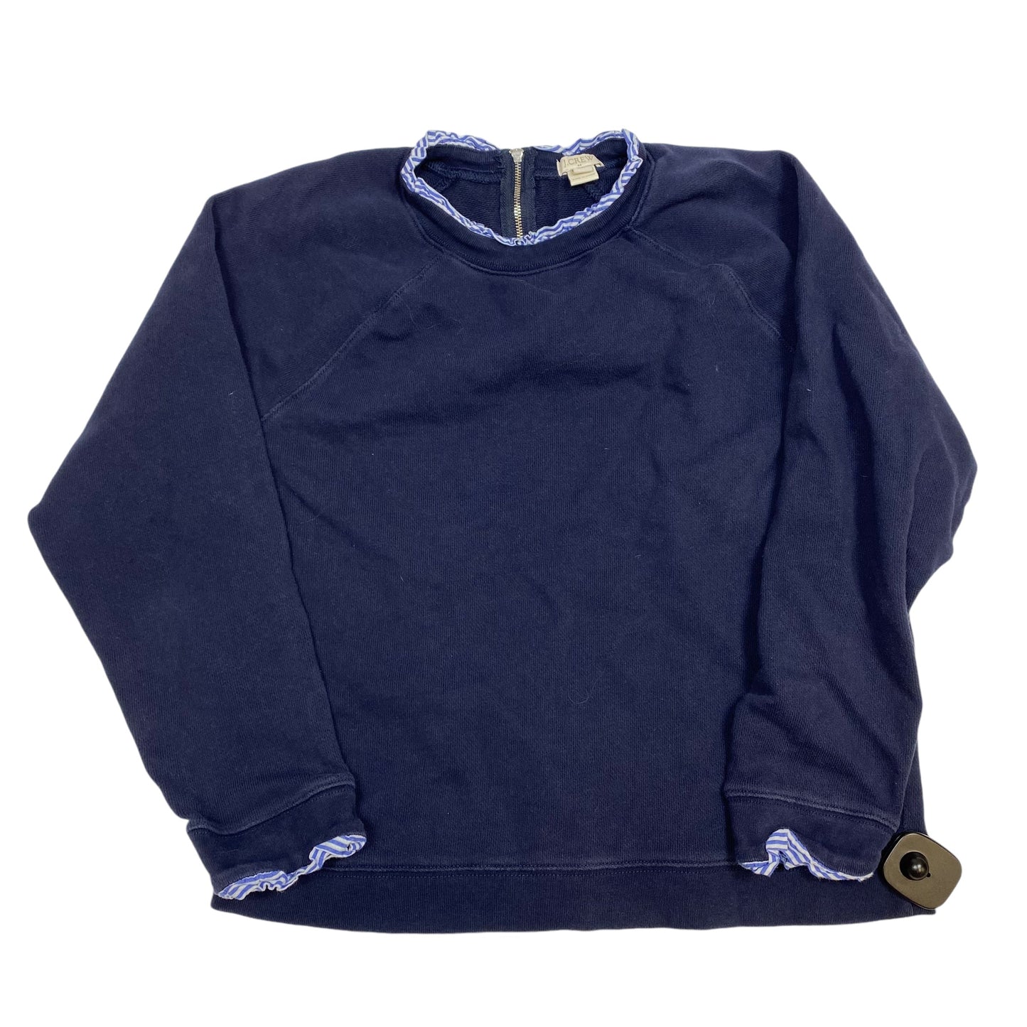 Sweatshirt Crewneck By J. Crew In Navy, Size: M