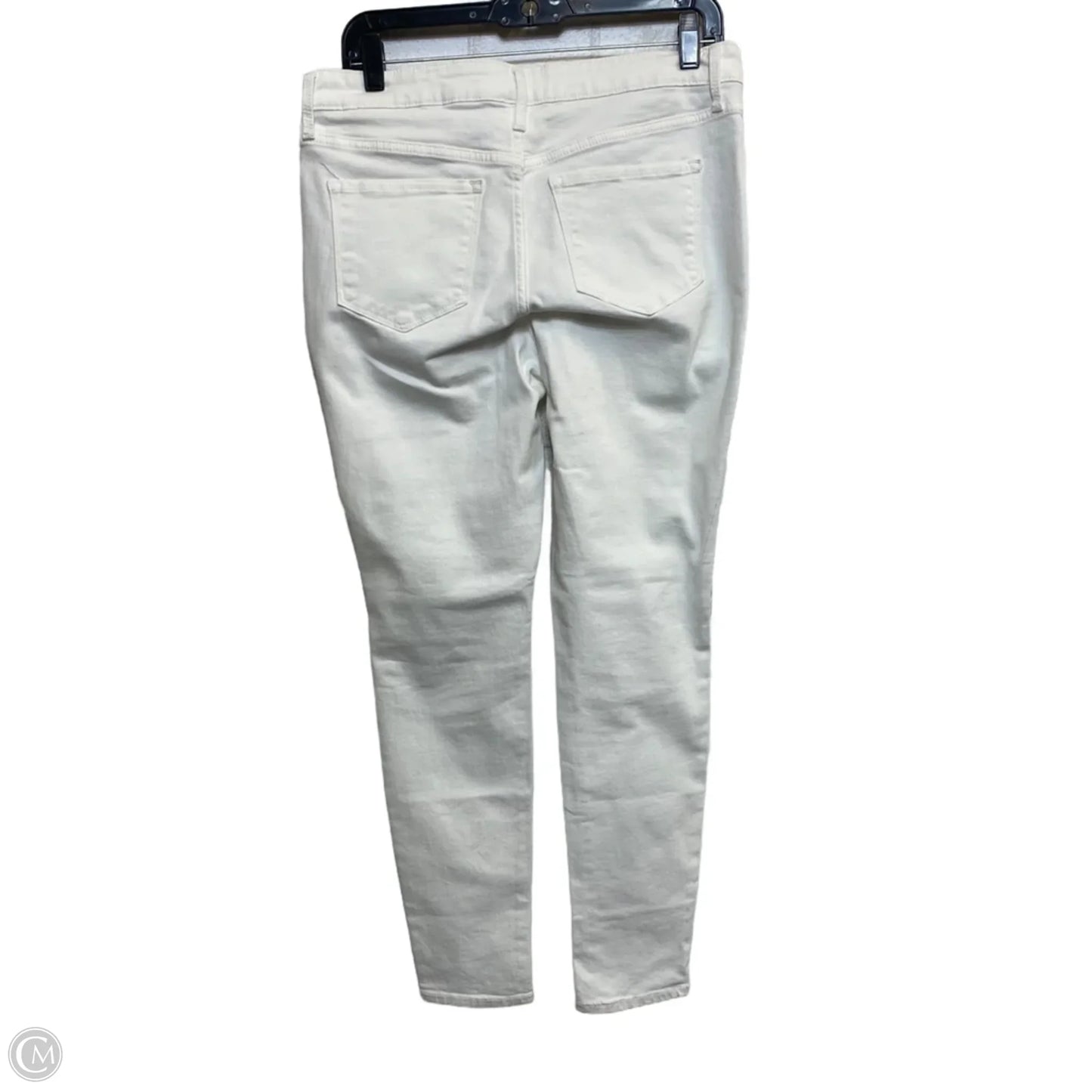Jeans Skinny By Old Navy In White Denim, Size: 10