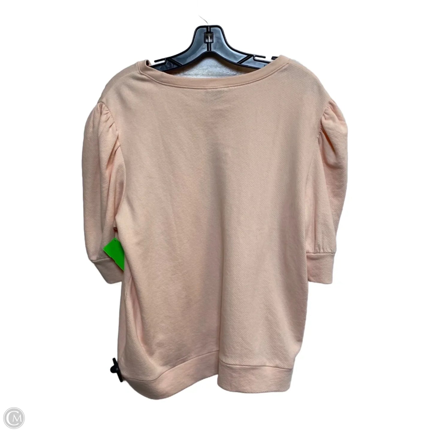 Top Short Sleeve By Loft In Pink, Size: Xl