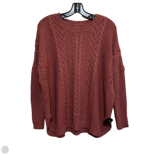 Sweater By Natural Reflections In Pink, Size: L
