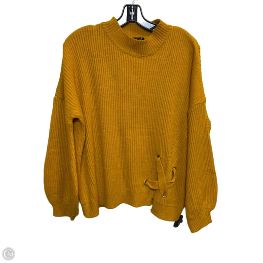 Sweater By Questions In Yellow, Size: M