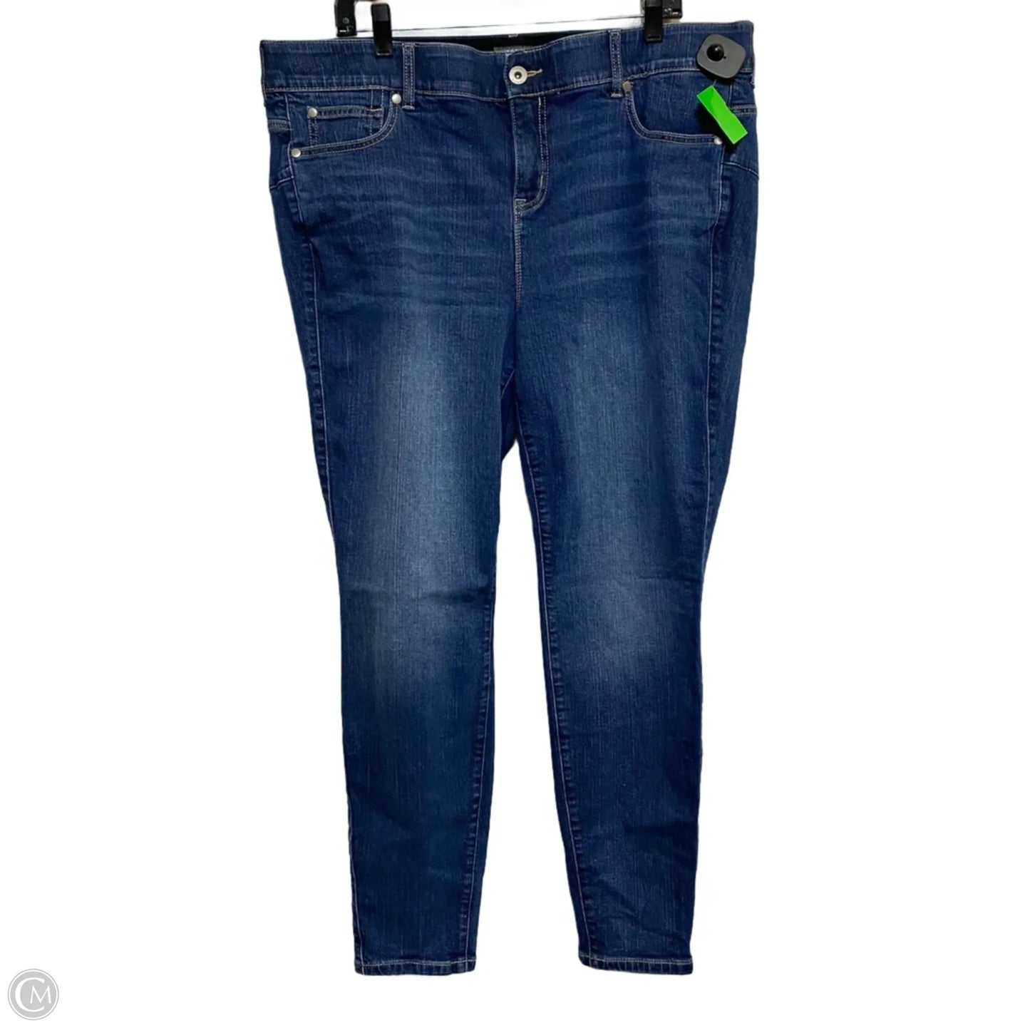 Jeans Skinny By Torrid In Blue Denim, Size: 18