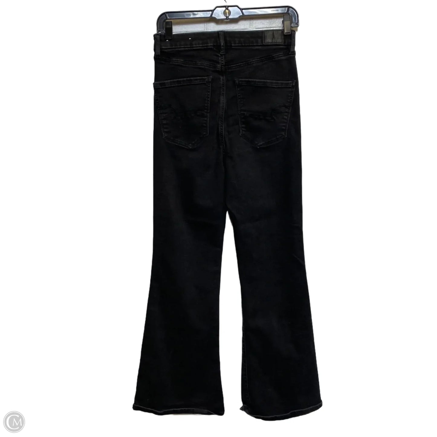 Jeans Flared By American Eagle In Black Denim, Size: 6