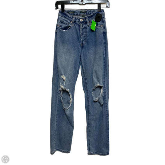 Jeans Straight By Wild Fable In Blue Denim, Size: 0