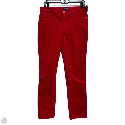 Pants Corduroy By Chaps In Red, Size: 6