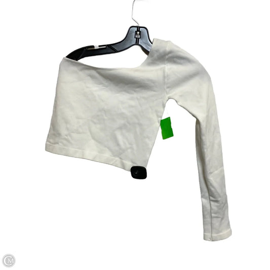 Top Long Sleeve By Anwnd In White, Size: M