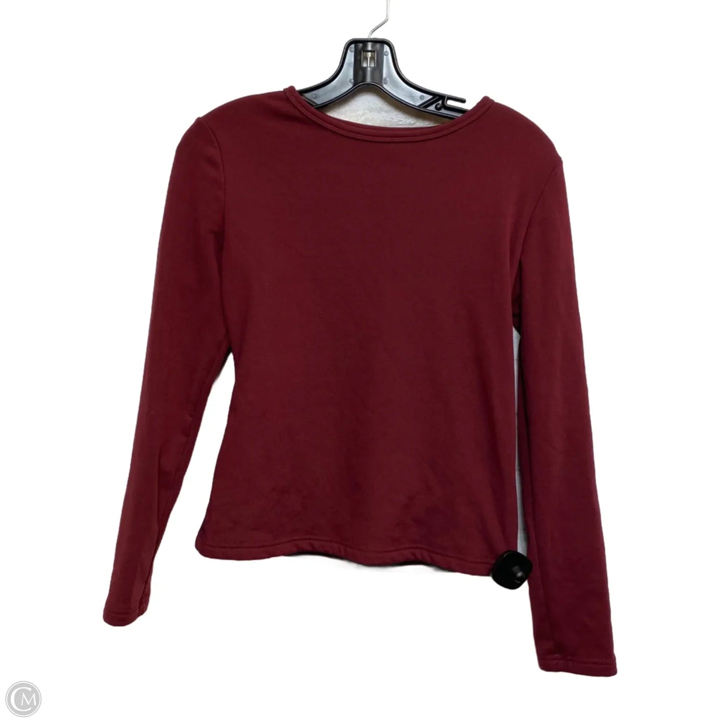 Top Long Sleeve Basic By Dazy In Red, Size: L