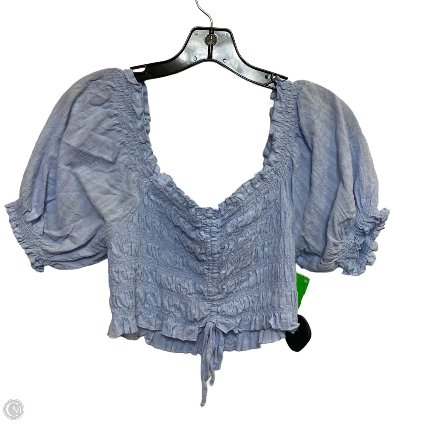 Top Short Sleeve By The Impeccable Pig In Blue, Size: M