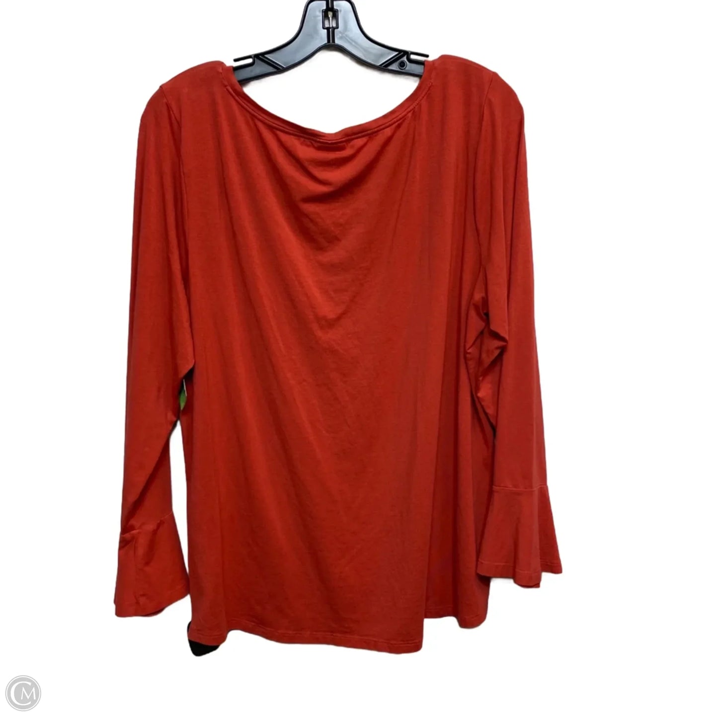 Tunic 3/4 Sleeve By Chicos In Coral, Size: Xl