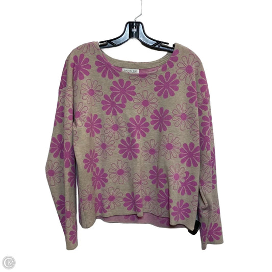 Sweater By Rachel Zoe In Pink, Size: L
