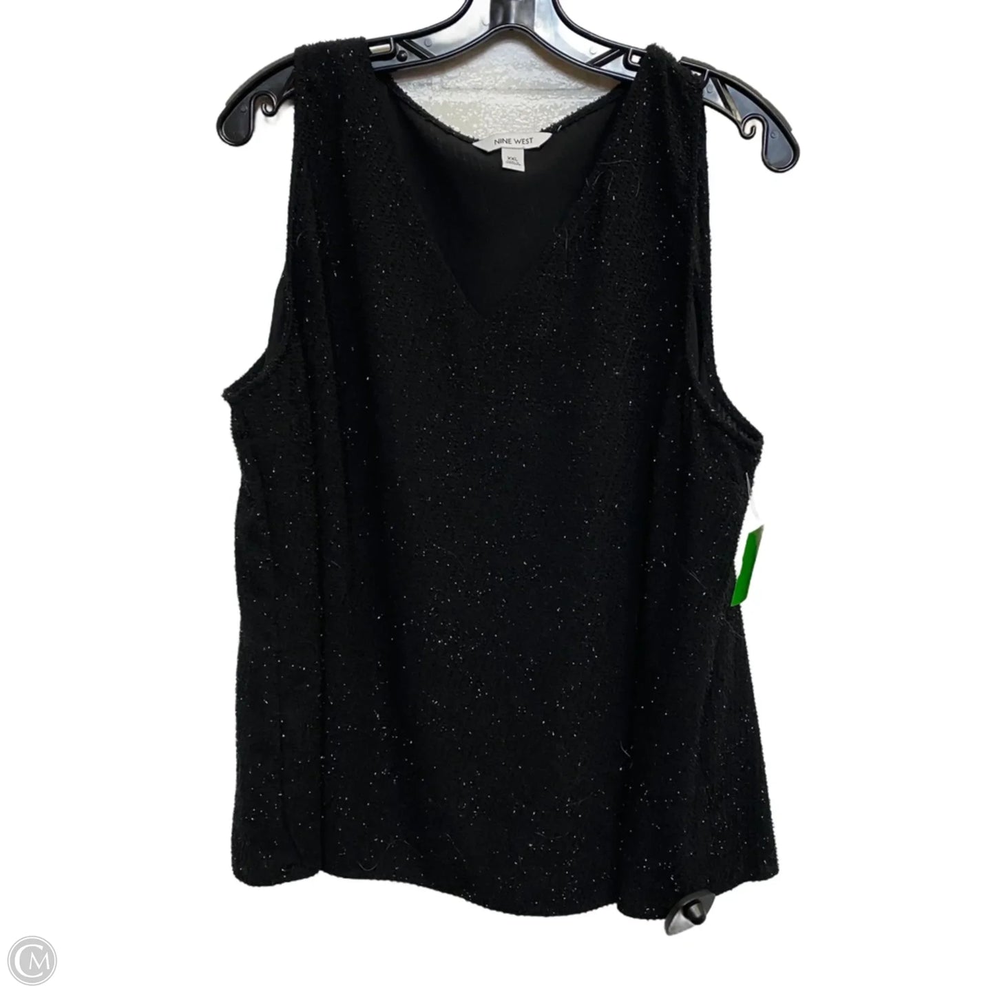 Top Sleeveless By Nine West In Black, Size: Xxl