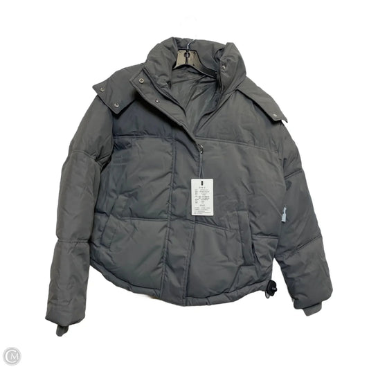 Jacket Puffer & Quilted By Fyyl In Grey, Size: 2x