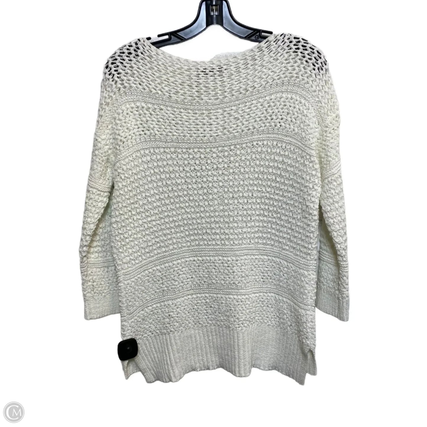Sweater By Loft In White, Size: M