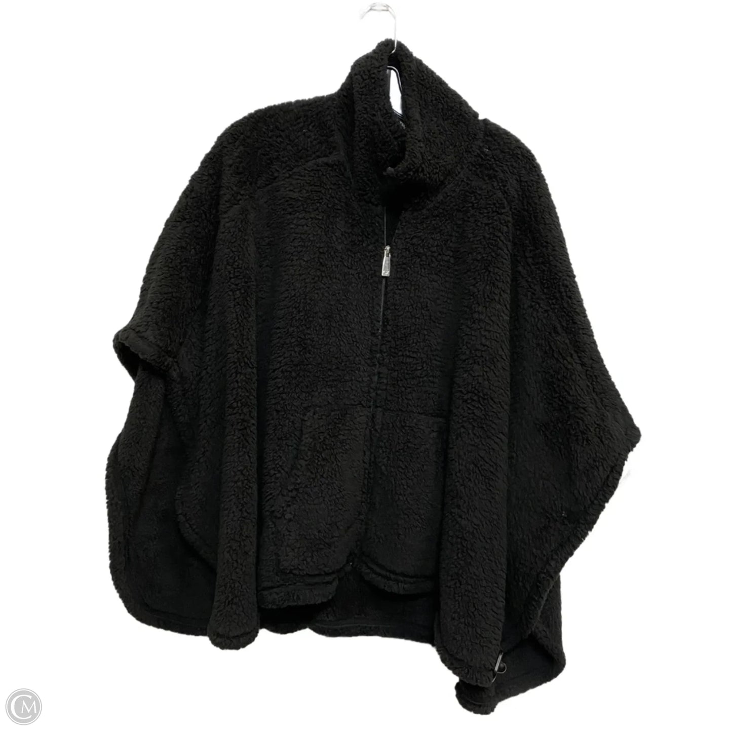 Poncho By Calvin Klein In Black, Size: Osfm