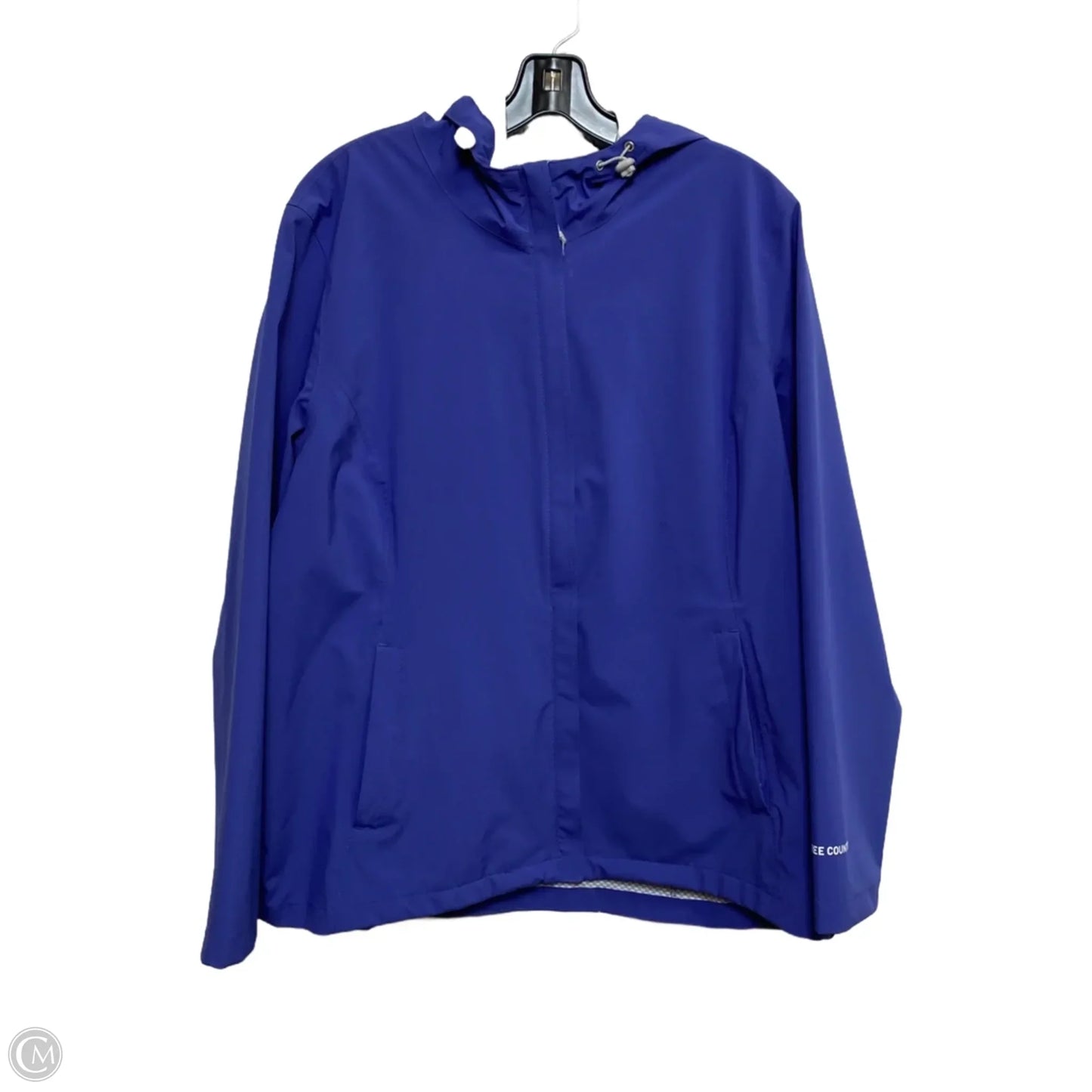 Jacket Windbreaker By Free Country In Purple, Size: Xl