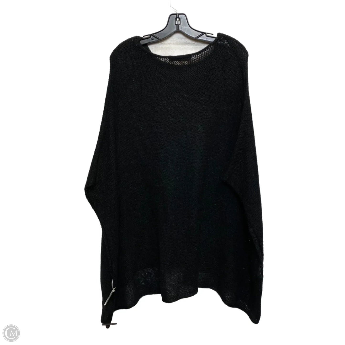 Sweater Short Sleeve By Zara In Black, Size: Xs