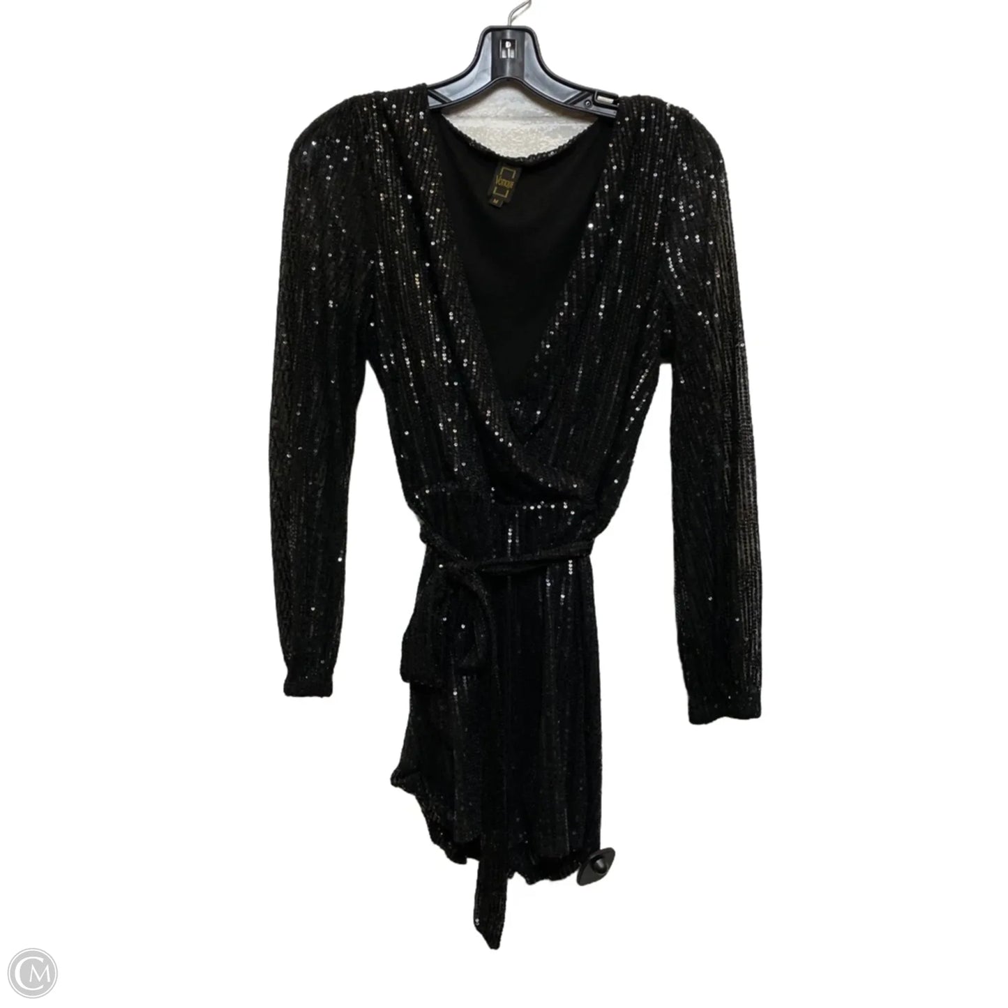 Romper By Votique In Black, Size: M