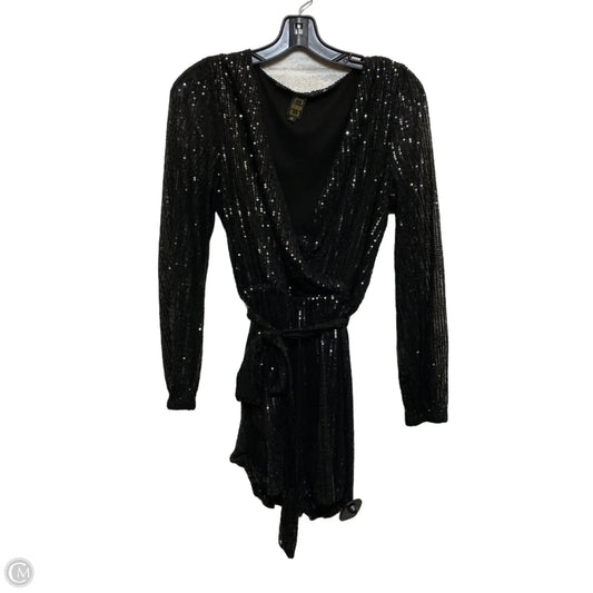 Romper By Votique In Black, Size: M