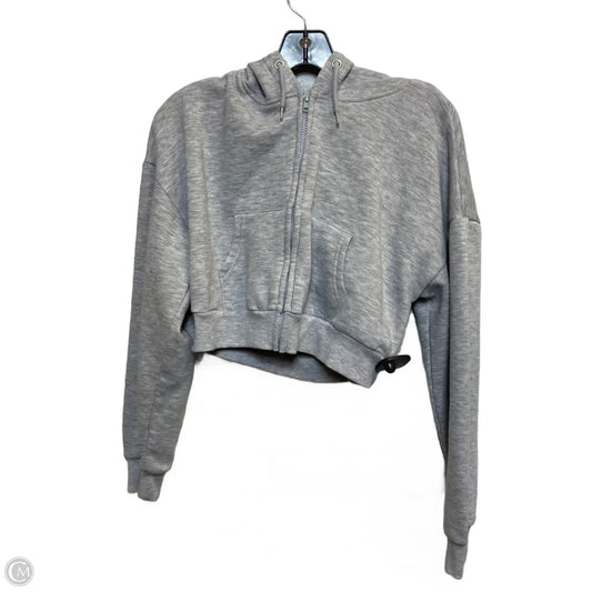 Sweatshirt Hoodie By Forever 21 In Grey, Size: L