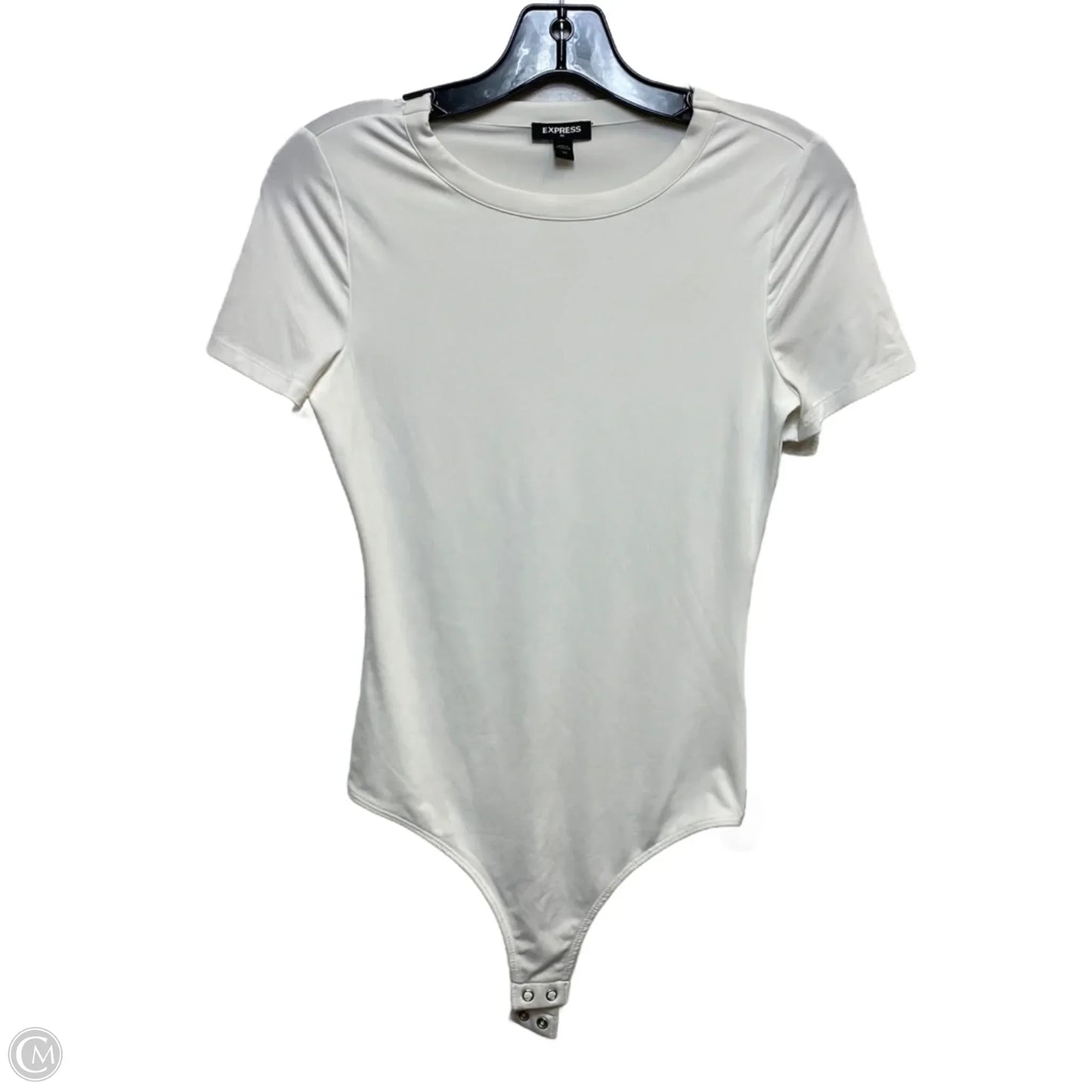 Bodysuit By Express In White, Size: Xs