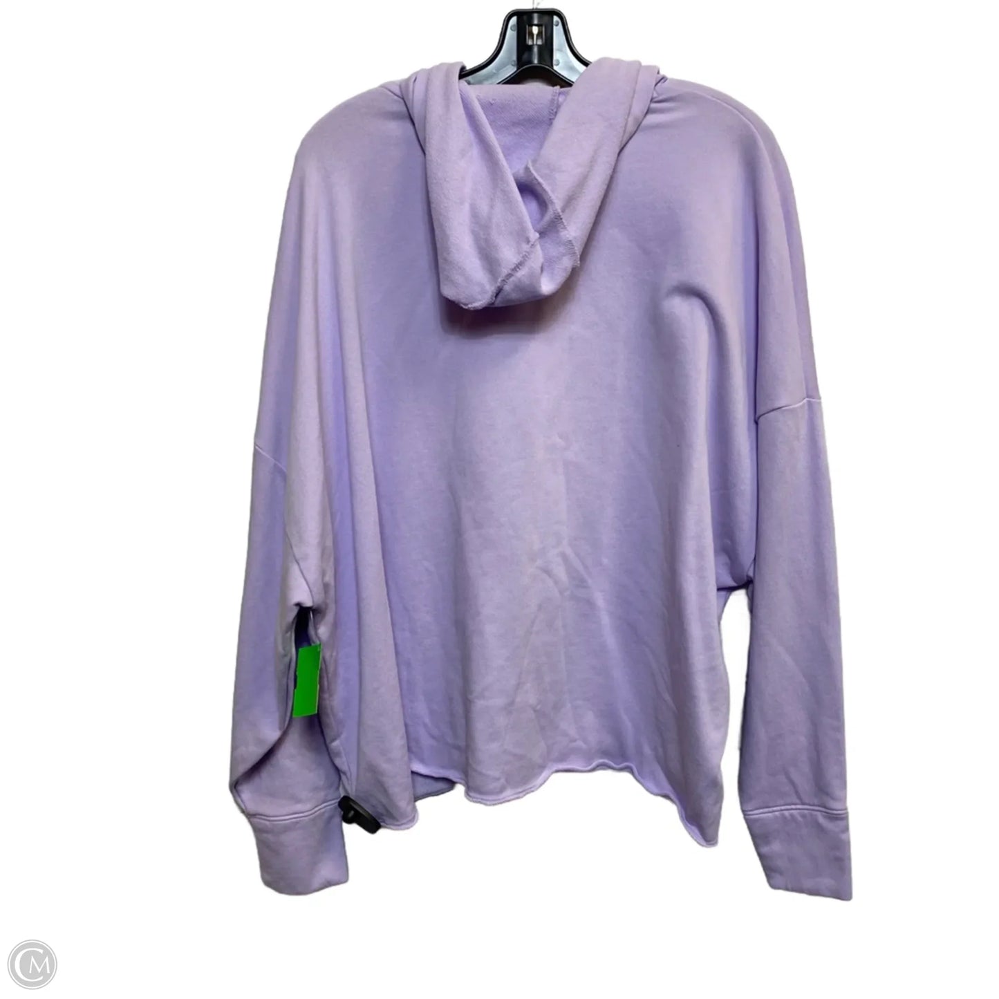 Athletic Top Long Sleeve Hoodie By Under Armour In Purple, Size: 1x