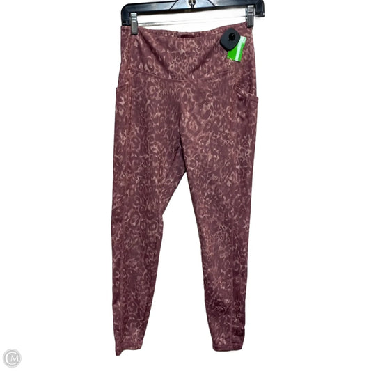 Athletic Leggings By Danskin In Pink, Size: M
