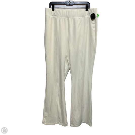 Pants Wide Leg By Talbots In Cream, Size: Xl