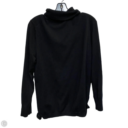 Top Long Sleeve Basic By Talbots In Black, Size: 1x