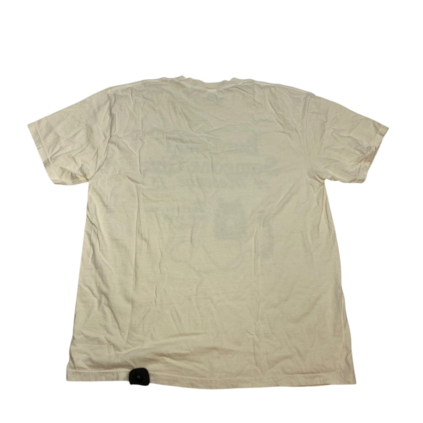 Top Short Sleeve By Comfort Casual In Cream, Size: Xl