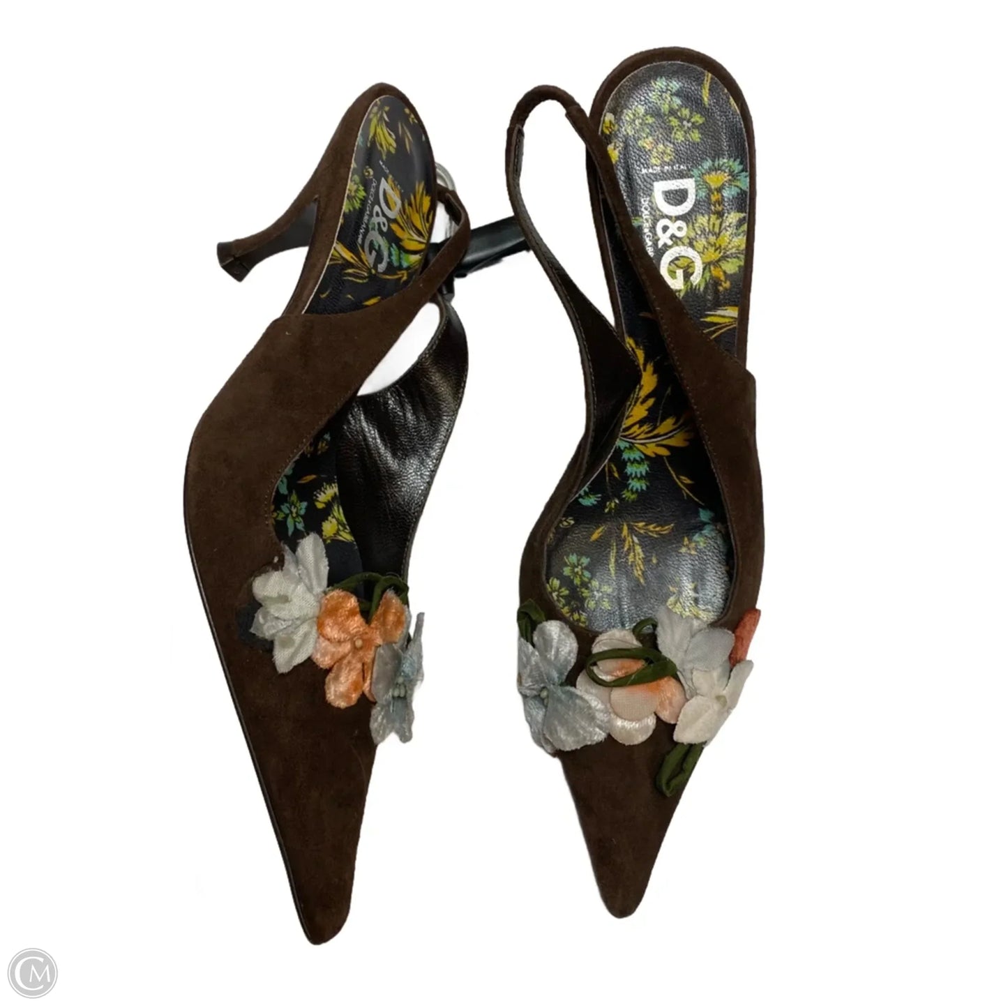 Shoes Luxury Designer By Dolce And Gabbana In Brown, Size: 7.5