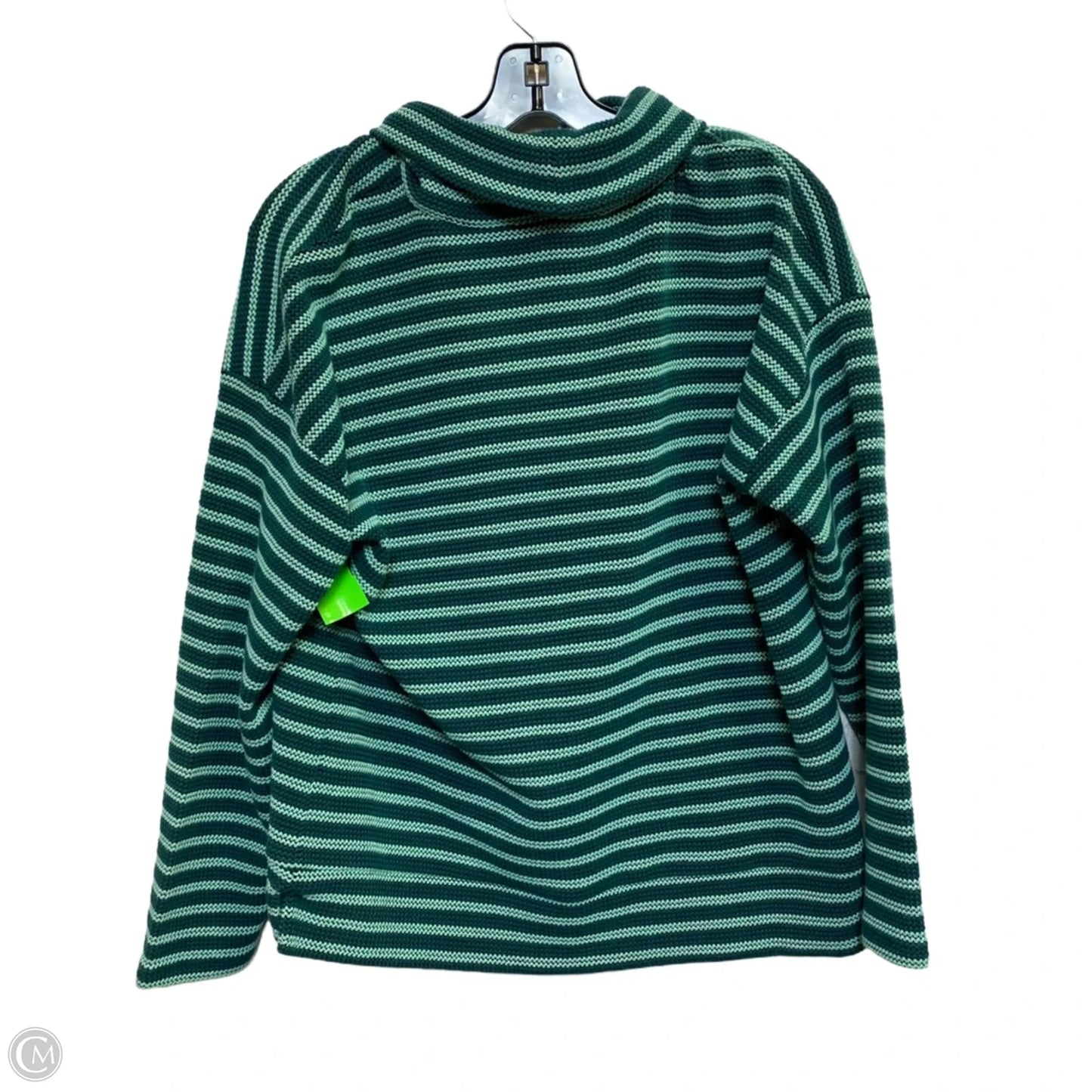 Top Long Sleeve By Talbots In Green, Size: L