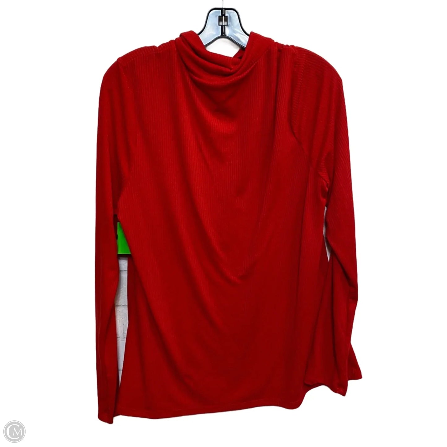 Top Long Sleeve By Crown And Ivy In Red, Size: Xxl