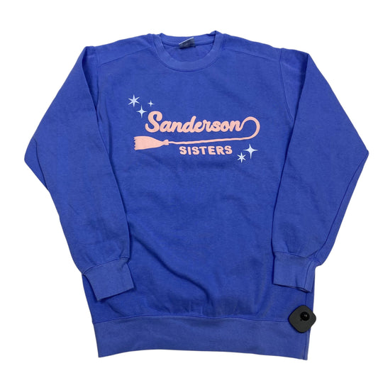 Sweatshirt Crewneck By Comfort Colors In Blue, Size: S