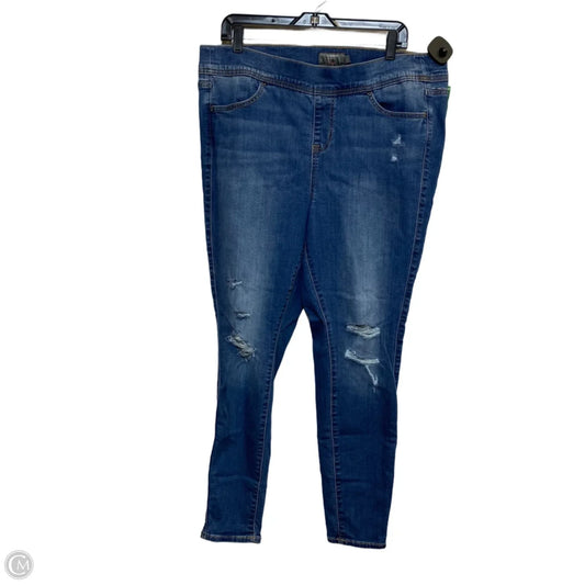 Jeans Skinny By Torrid In Blue Denim, Size: 18
