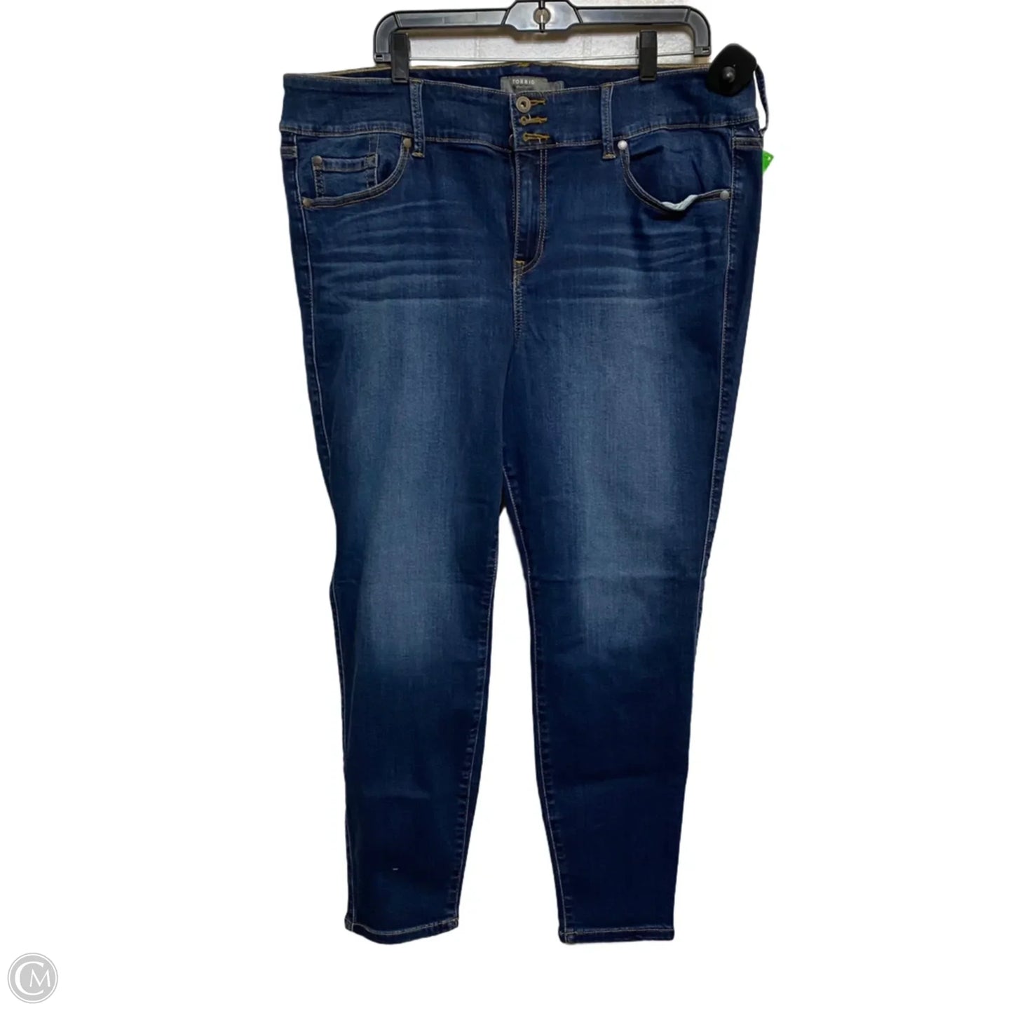 Jeans Jeggings By Torrid In Blue Denim, Size: 20