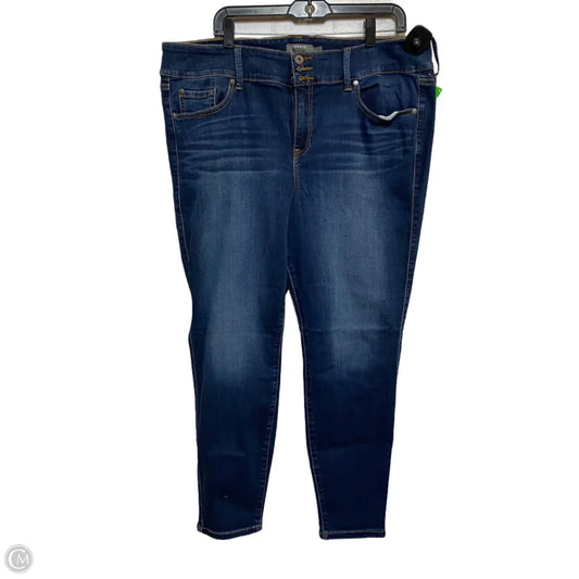 Jeans Jeggings By Torrid In Blue Denim, Size: 20